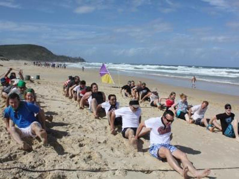 Corporate team building activities on the Sunshine Coast