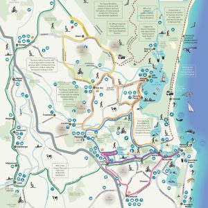 Noosa country drive map